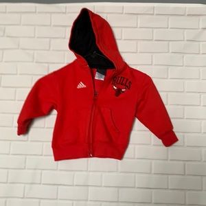 ADIDAS Chicago Bull 3T childs zip hoodie